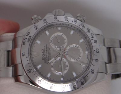 Replica Rolex Daytona Watch Gray Dial 40mm